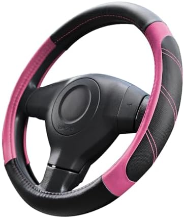 14.5-15 Inch Leather Steering Wheel Cover, Non Slip - Image 5