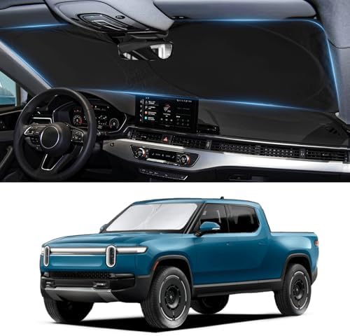 Custom Fit Rivian R1T Windshield Sunshade - Image 3