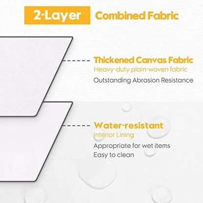 Hinwo 102L XXL Canvas Storage Bin - Image 5