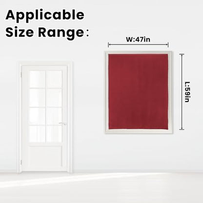 Self Adhesive Curtains, Stick Curtain Blackout Shades Window Cover Curtains - Image 7