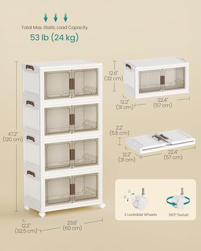 SONGMICS 58QT stackable storage bins - Image 6