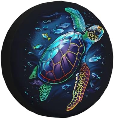 Turtle Spare Tire Cover Weatherproof Universal Wheel Protectors Wheel Covers by Unknown