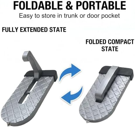 Car Door Step for Roof Access, Foldable Door Latch Step - Image 4