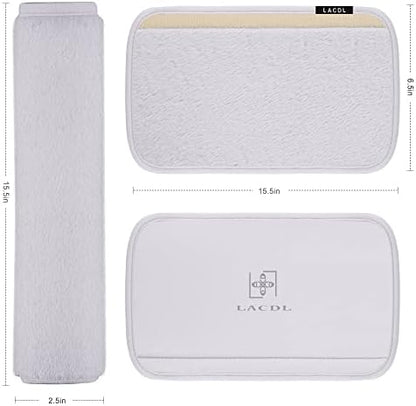 LACDL Extra Long Seatbelt Cover Super Soft Furry - Image 5