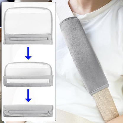 yuntop 2 PCS Car Seat Belt Pads Cover Soft Seat Belt Shoulder Pad Safety Belt - Image 4