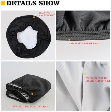 Spare Tire Cover PU Leather, Weatherproof Wheel Cover - Image 4