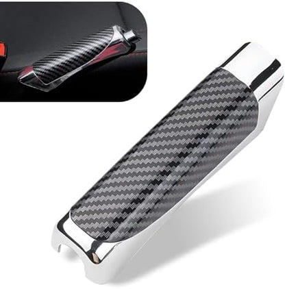 Shakas 1 PC Car Handbrake Cover, ABS Carbon Fiber Pattern Tightly Fitting Anti by Unknown