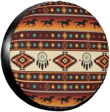 Native American Horse Spare Tire Cover Wheel Protector Universal Fit by Unknown
