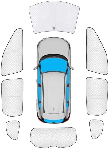 KMF Thicken Sun Shades for Nissan Rogue 2021-2025 Accessories, Full Car Window by KMF