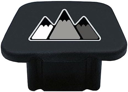 2 Inch Tri-Color 3 Color Logo Trailer Hitch Tube Cover Plug Cap, Rubber by omlkibo