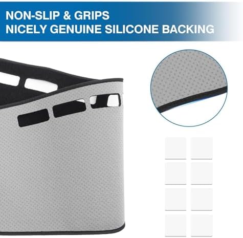 KUST Black Dash Cover for 2018-2023 2024 Chevrolet Equinox Non-Slip Dashboard - Image 5