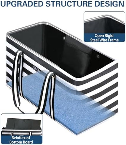 Stand Up Extra Large Utility Tote Bag, Foldable Reusable Grocery Bags - Image 3