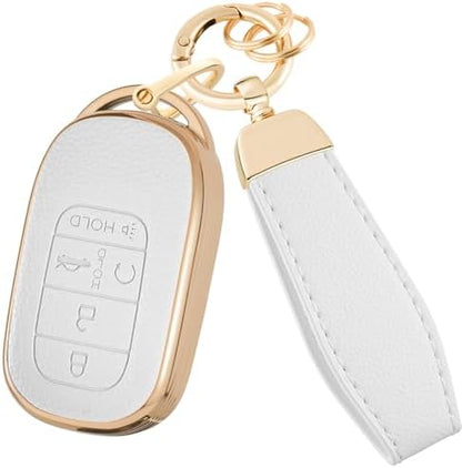 for Honda Key Fob Cover, Accord Civic HR-V CR-V by VehiclekeyGuardianCxopxoy