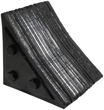 Mytee Products 7" x7-1/2 x7-1/2 Small Laminated Rubber Wheel Chock by MyteeProducts