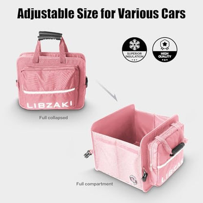 LIBZAKI Car Trunk Storage Organizer, Collapsible Trunk Storage Box - Image 3