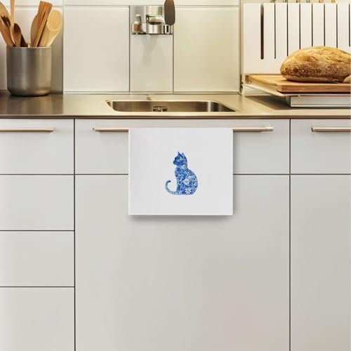 Flower Cat Kitchen Towel - Image 3