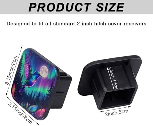 2" Trailer Hitch Cover Rubber Receiver Tube Cap Trailer Hitch Covers - Image 2