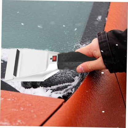 Electric Car Snow Removal Tool Heated Ice Scraper Brush Winter Deicing Shovel - Image 6