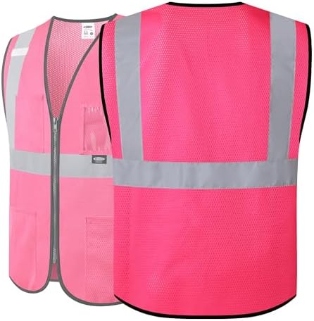 JKSafety Safety Vest for men women Hi Vis Vest - Image 6