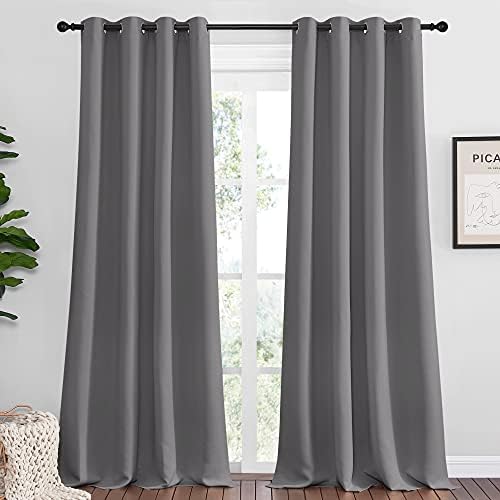 NICETOWN Bedroom Blackout Curtains Panels, 1 Pair, 55 x 110-inch by NICETOWN