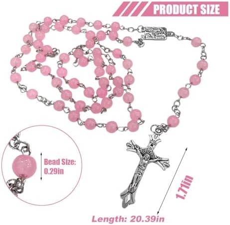 smilfuy 2PCS Car Rosary for Rearview Mirror - Image 2