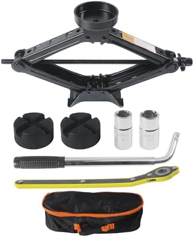 2.5 Ton Car Jack, Car Accessories Portable Scissor Jack, Universal Tire Jacks by Unknown