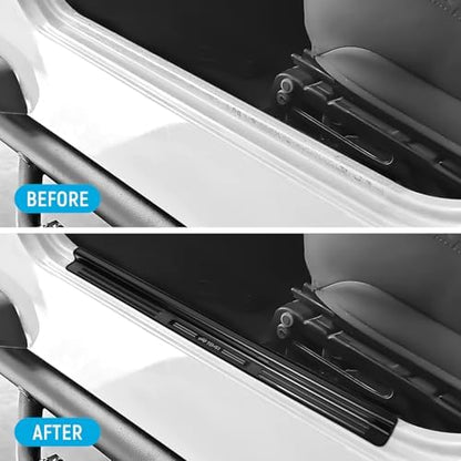 ZZEQYG 2 Pcs Front Door Sill Protector - Image 2