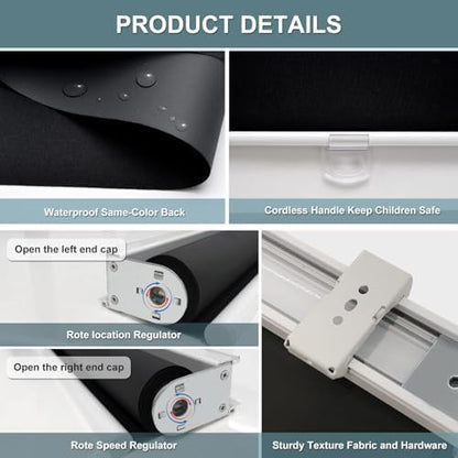 AOSKY Blackout Cordless Roller Shade - Image 7