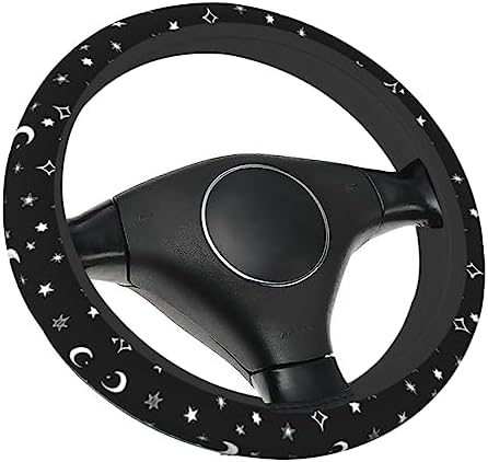 Steering Wheel Cover Moon and Star, 15 Inch Car Accessories - Image 6