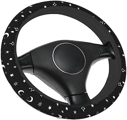 Steering Wheel Cover Moon and Star, 15 Inch Car Accessories - Image 6