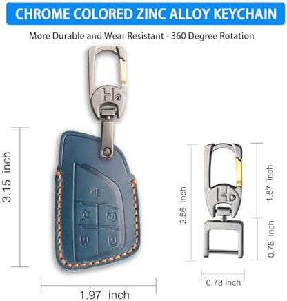 MILD EAST Genuine Leather Key Fob Cover - Image 3