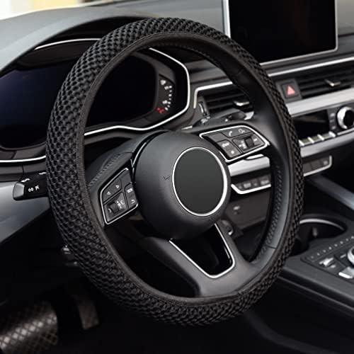 KAFEEK Elastic Stretch Steering Wheel Cover, Universal 15 Inch by KAFEEK