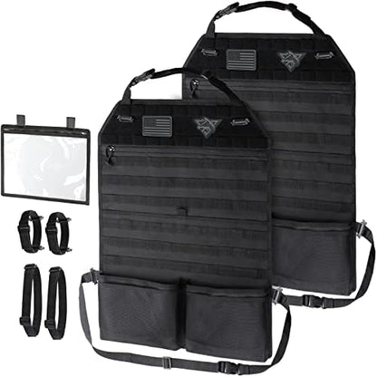 WYNEX Molle Seat Back Car Organizer Fit Most Car F150 Jeeps Pickups Trucks by WynexTactical