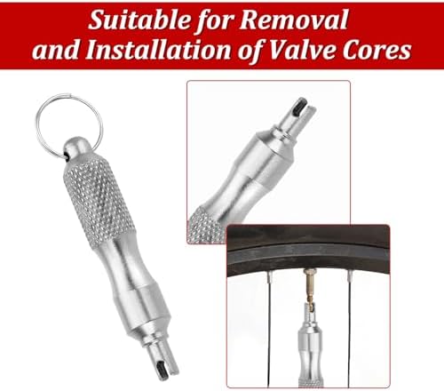Trinkrittey Valve Core Removal Tool, Valve Stem Core Remover Stainless Steel - Image 3