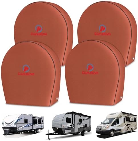 Comnova RV Tire Covers 4 Pack by MCOMNOVAOUTDOORS