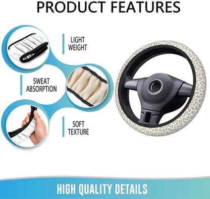 Steering Wheel Cover 15 Inch Breathable Anti Slip - Image 5