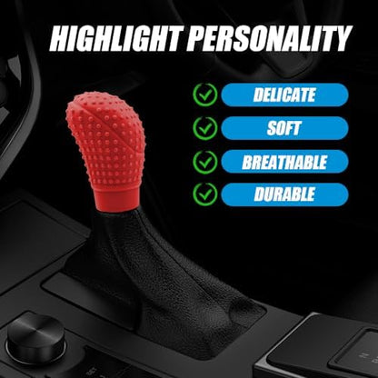 Car Gear Shift Knob Cover, Gear Shift Knob Cover Car Protect Accessories - Image 6