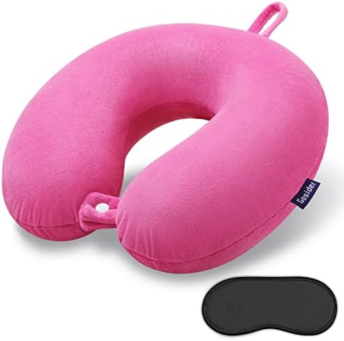 Travel Neck Pillow Memory Foam U Shape Airplane Pillow Deep Powder by Gosider