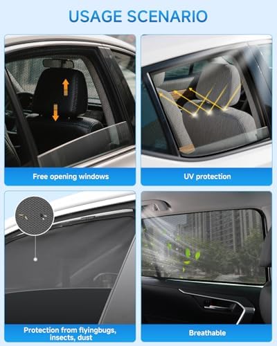 Car Window Shades for Subaru Forester, UV & Heat Blocker, Privacy Protection - Image 5