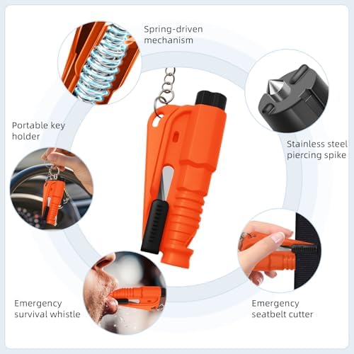 32 Pcs Car Window Breaker Key Chains - Image 4