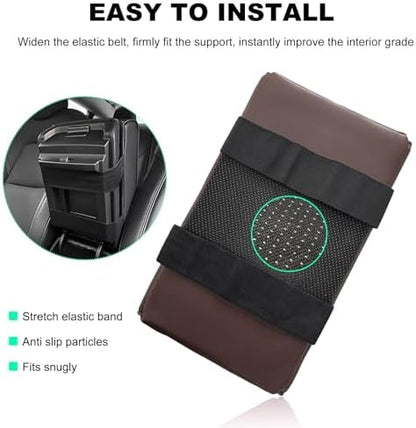 Car Center Console Armrest Pillow, Memory Foam Auto Armrest Box Cover - Image 5