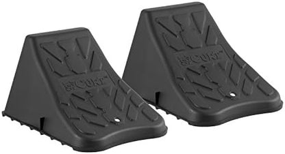 CURT 22800 Black Plastic Wheel Chocks - Image 7