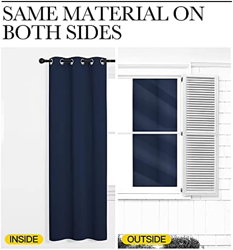 NICETOWN Blackout Curtain Panels, Window Treatment Energy Saving Thermal - Image 6