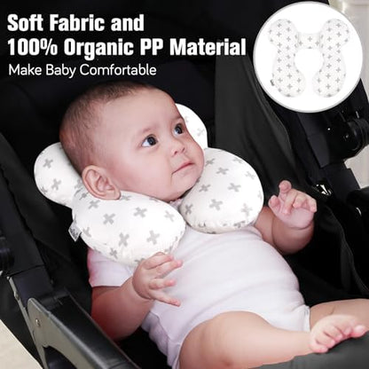 KAKIBLIN Baby Travel Pillow, Upgraded Baby Neck Pillows - Image 2