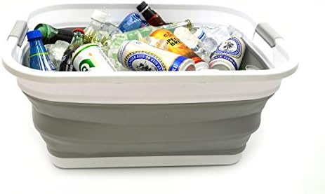 SAMMART Set of 2-41L Collapsible Plastic Laundry Basket-Pop Up Storage - Image 6