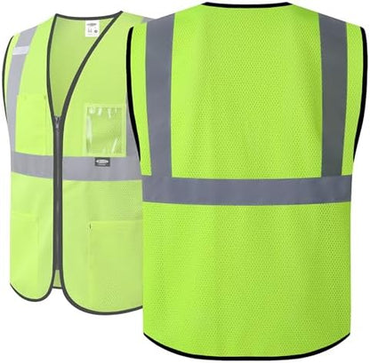 JKSafety Safety Vest for men women Hi Vis Vest - Image 6