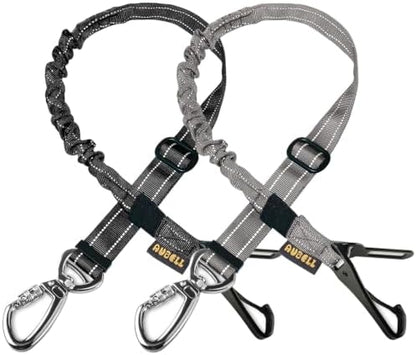 AUBELL Dog Seat Belt for Car, 2 Pack Set 3-in-1 Dog Car Harness by AUBELL