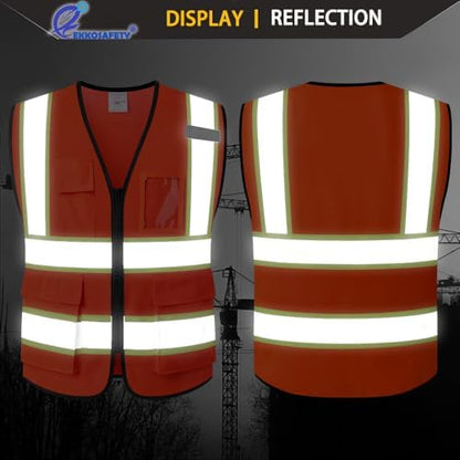 Hi Vis Reflective Safety Vest for Men Women - Image 4
