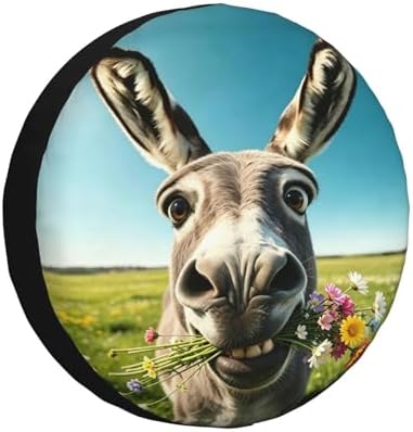 Donkey Spare Tire Cover Waterproof Wheel Cover 14 Inch Universal Fit by Unknown