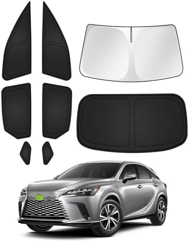 Canvcle Sunshades for 2023-2025 2026 Lexus RX Accessories Windshield Sun Shade by Canvcle
